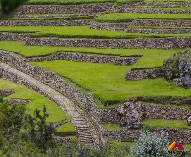 Inca Terraces and Trail at Inkilltambo, Cusco