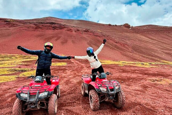 Rainbow Mountain & Red Valley by ATV – Late Start (8 AM Departure)